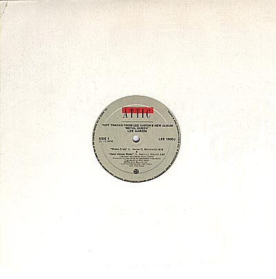 Hot Tracks From Lee Aaron's new Album Metal Queen (Maxi Single) [DJ Promo]